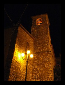 Omignano Chiesa San Nicola Sera